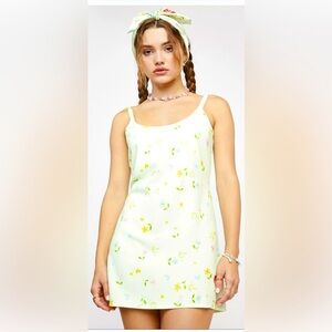 NWT BSR By Samii Ryan X Care Bears L Green Care Bears Sweetness Floral Dress